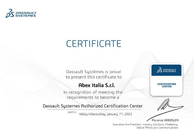 3DS 2022 CPP Certificate Abex Italia S.r